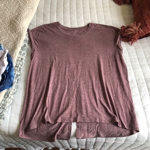 NWOT Lululemon cotton flowy open tie back